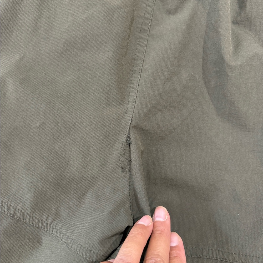 Balenciaga Olive Green Cargo Pants with Reflective Trim - Picture 6 of 6